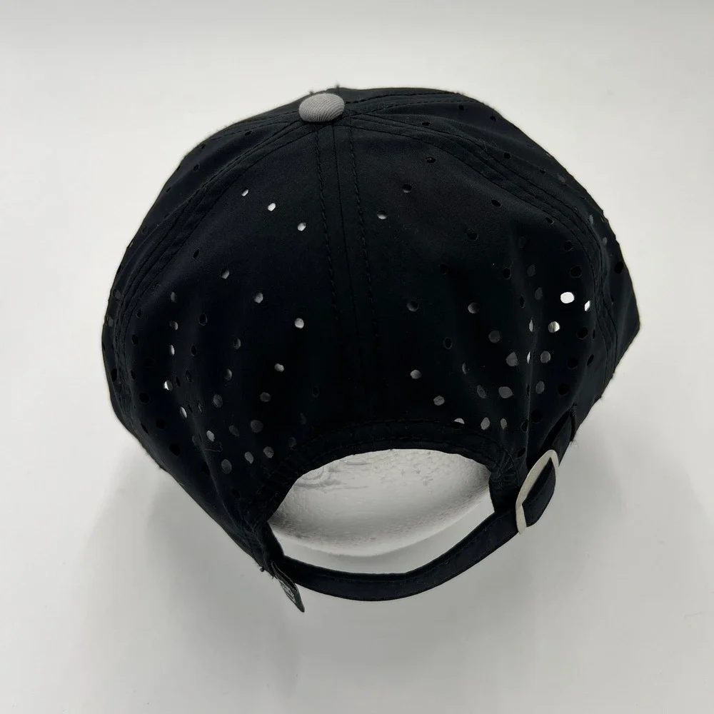 Fanatics NHL Los Angeles Kings Black Laser Cut Adjustable Strapback Hat Cap - Picture 3 of 9